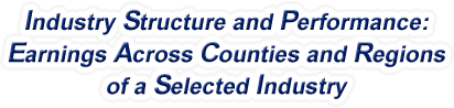 Iowa - Earnings Across Counties and Regions of a Selected Industry